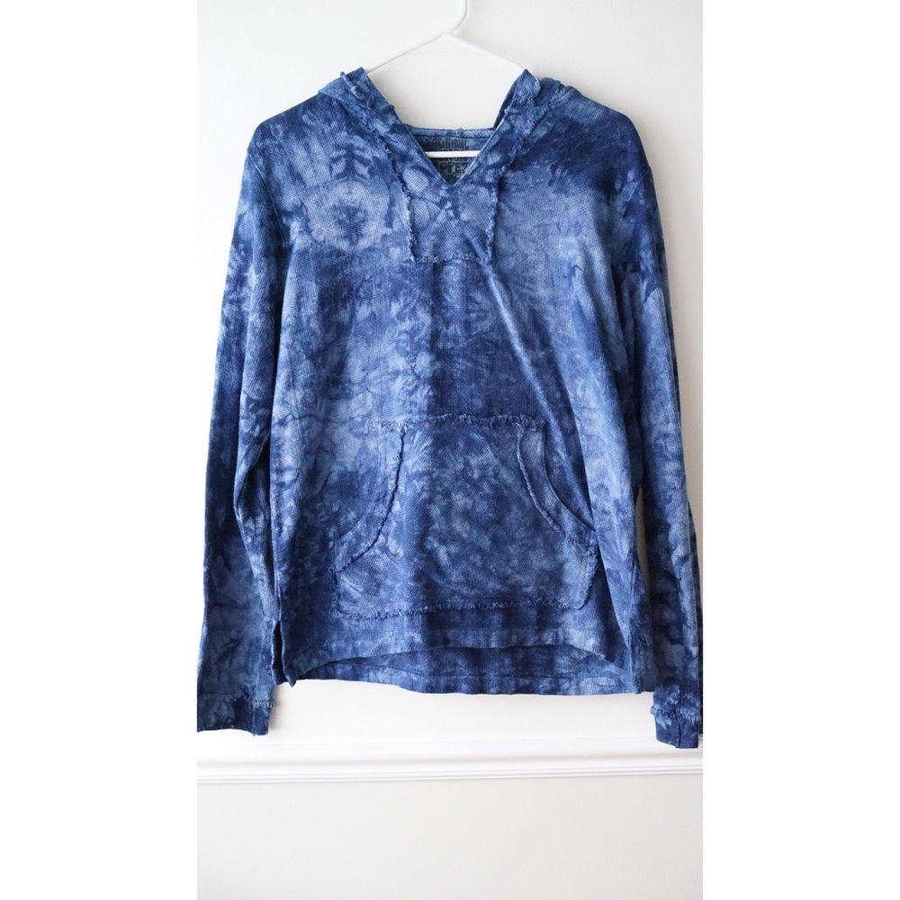 Tie Dye Poncho Hoodie
